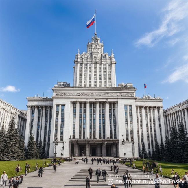 Административное здание в России