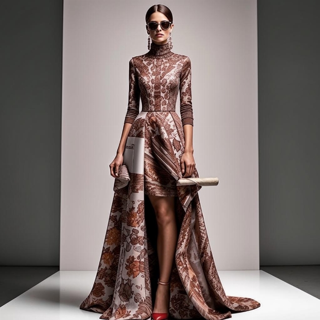 Дизайнерское платье