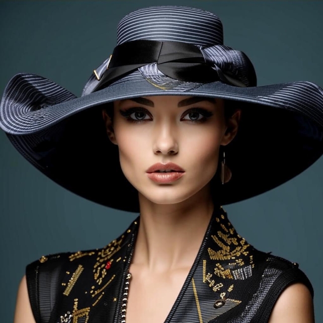 Модная шляпа