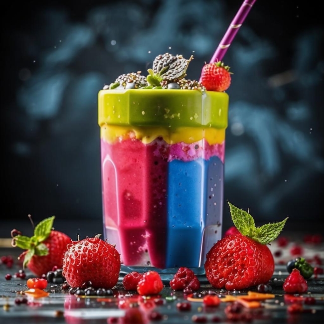 Яркий смузи