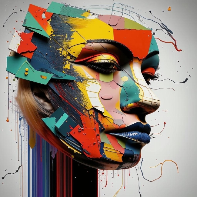 Фрагментированное лицо