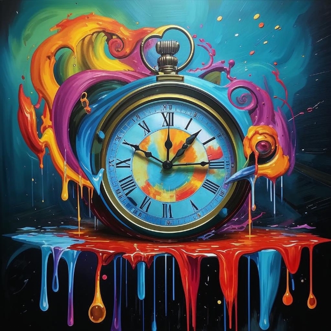 Таящие часы