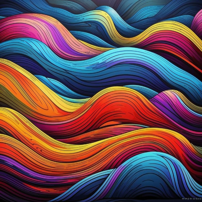 Цветные волны
