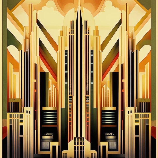 Стильный небоскреб