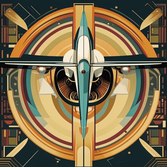 Элегантный самолет