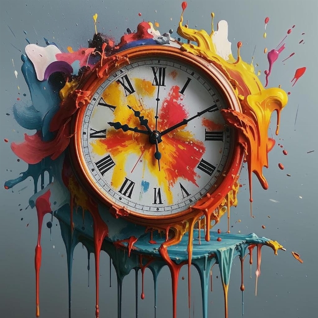 Тающие часы