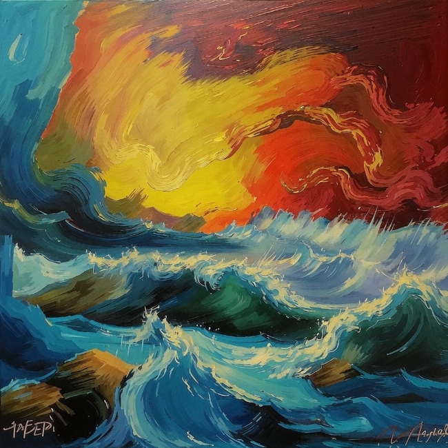 Бурное море