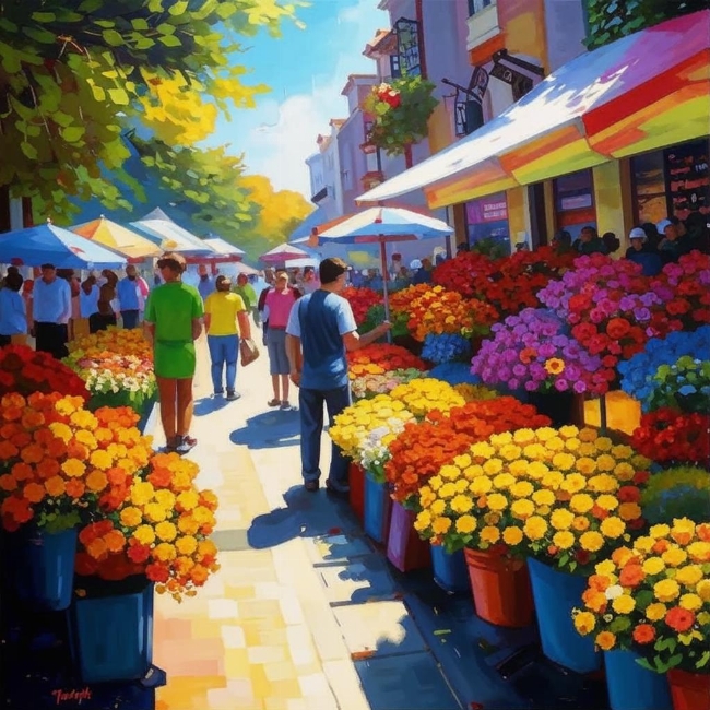 Цветочный рынок