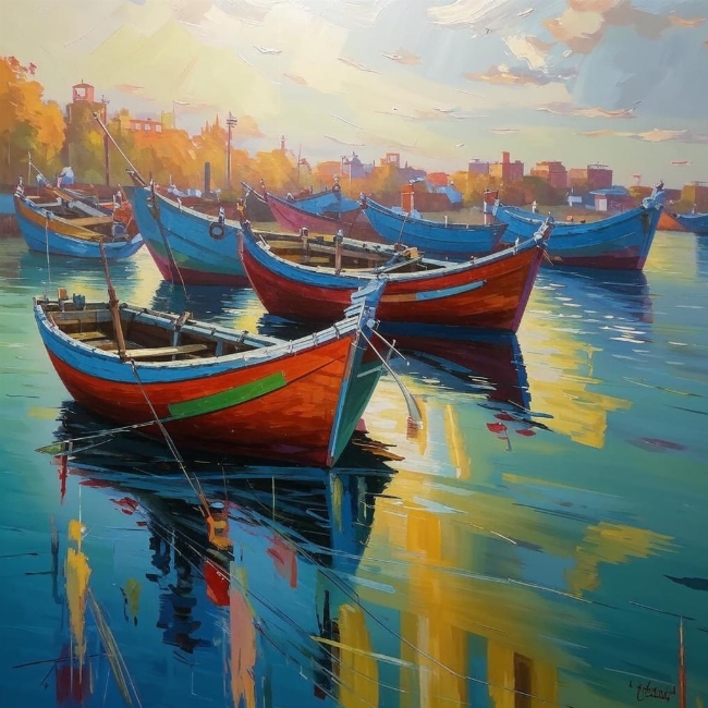 Рыбацкие лодки