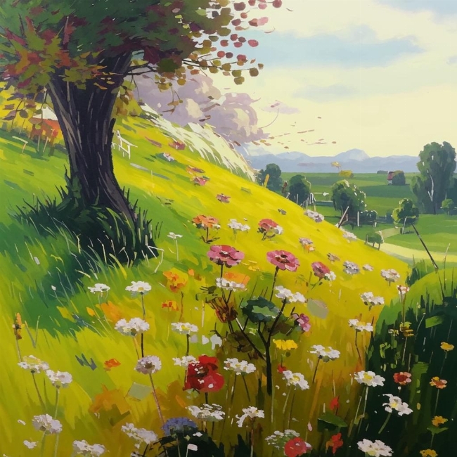 Цветущий луг