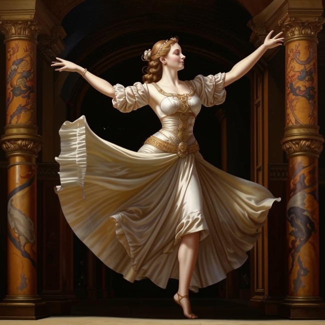 Грациозная танцовщица