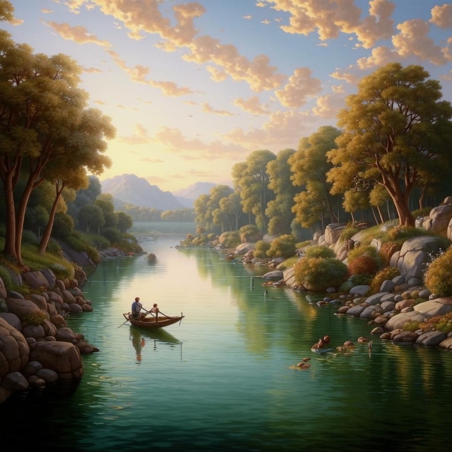 Спокойная река