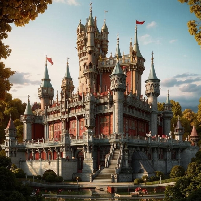 Величественный замок