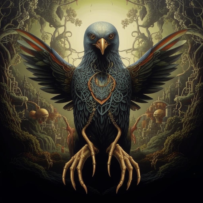 Птица с человеческими руками