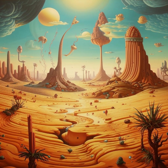 Сюрреалистическая пустыня