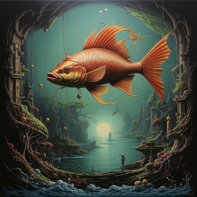 Идущая рыба