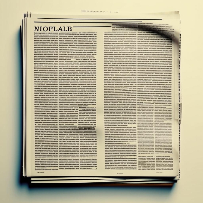 Минималистичная газета