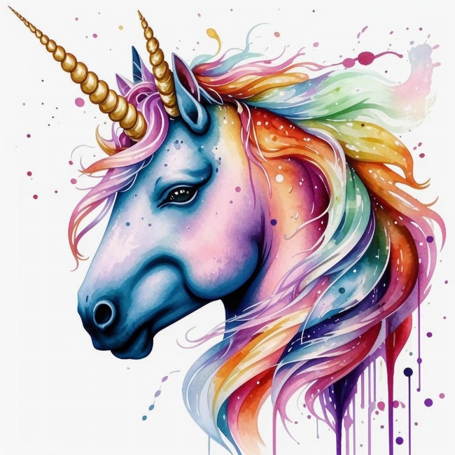 Сказочный единорог