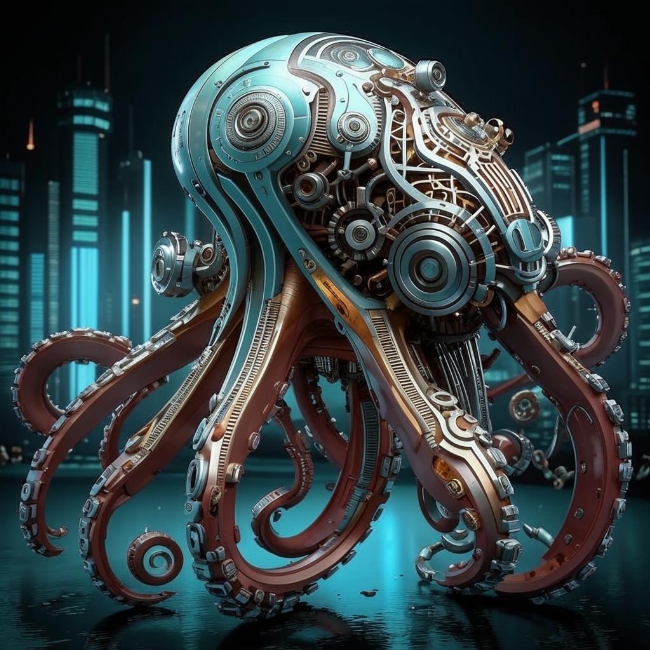 Биомеханический осьминог