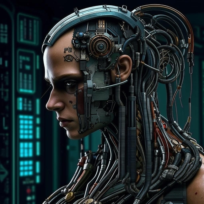 Киберпанковый хакер