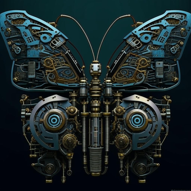 Роботический бабочка