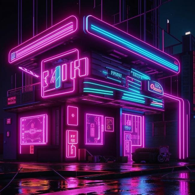 Неоновая вывеска