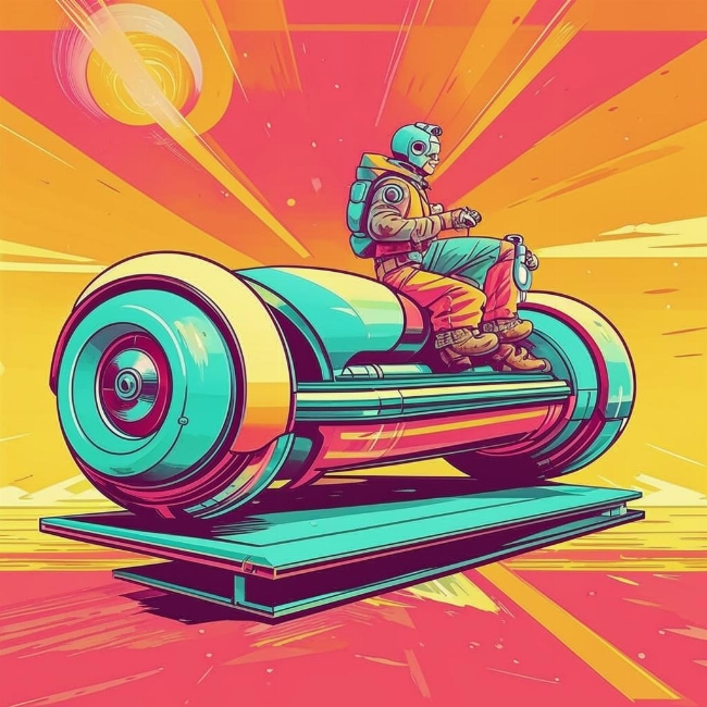 Левитирующее скейтборд