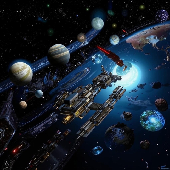 Карта исследования галактики