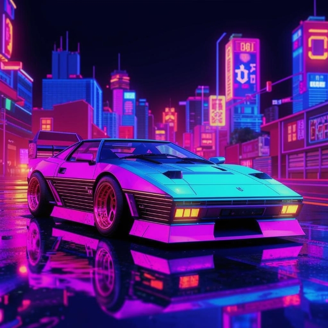 Спортивный автомобиль 80-х