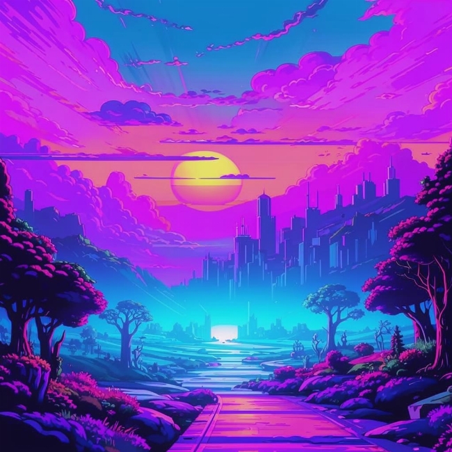 Сюрреалистический пейзаж