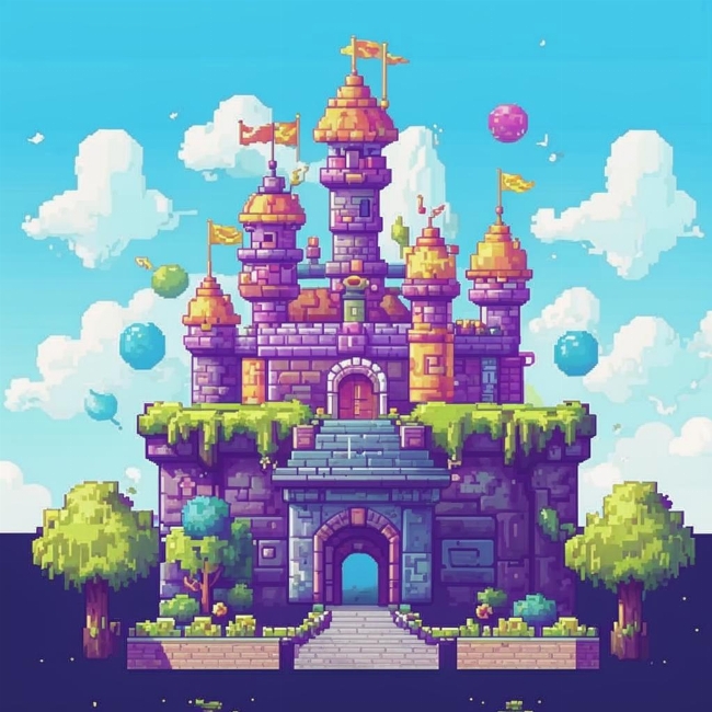 Величественный замок