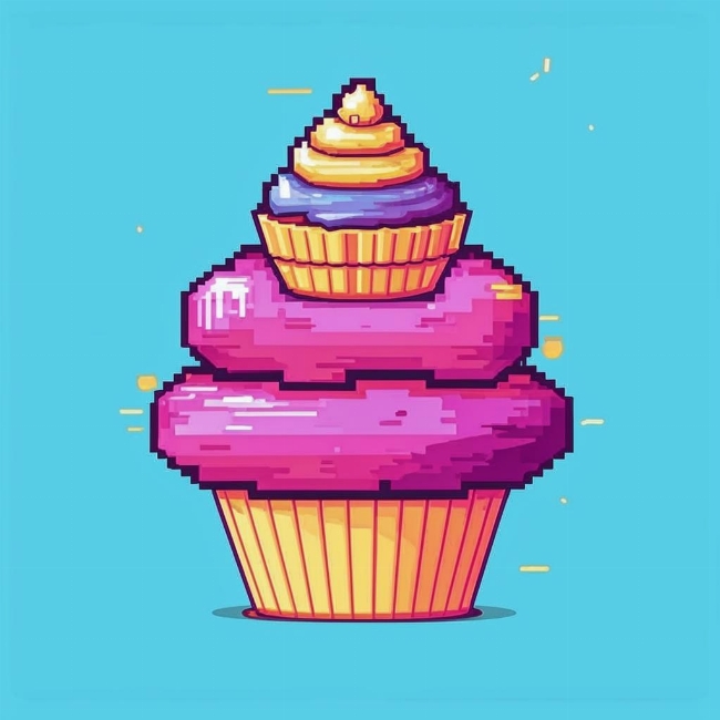 Огромный кекс