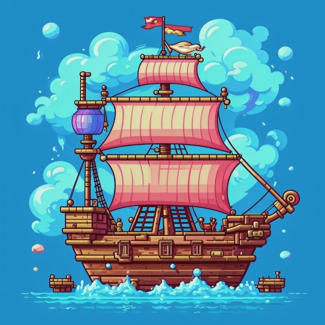 Пиратский корабль