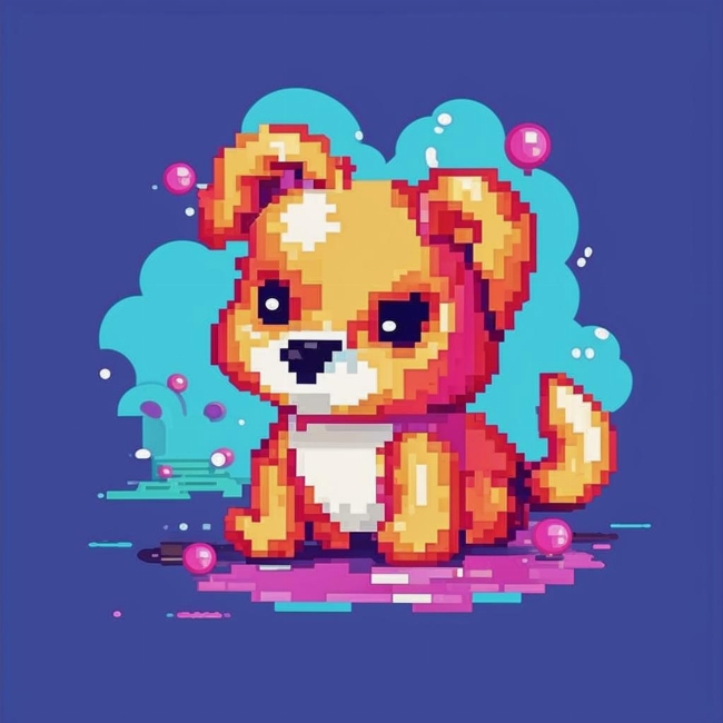 Игривый щенок