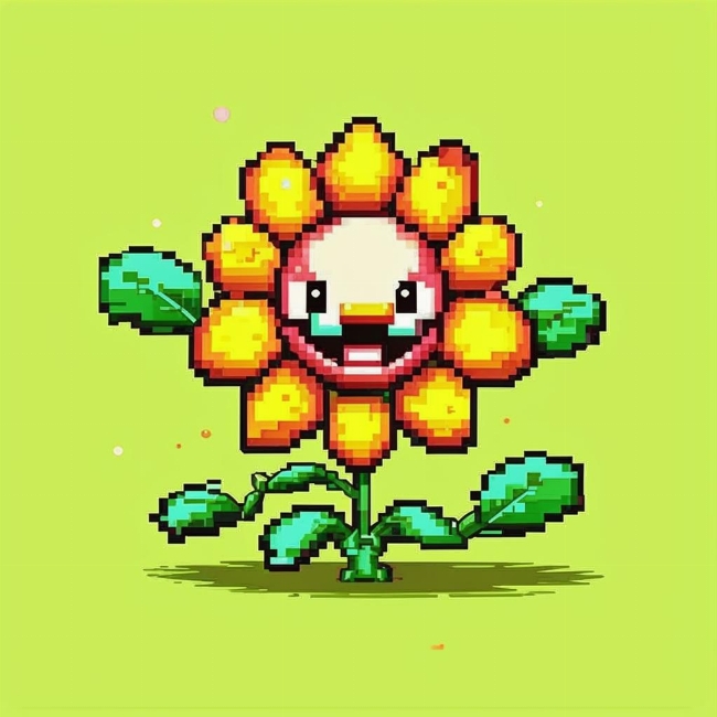 Счастливый подсолнух