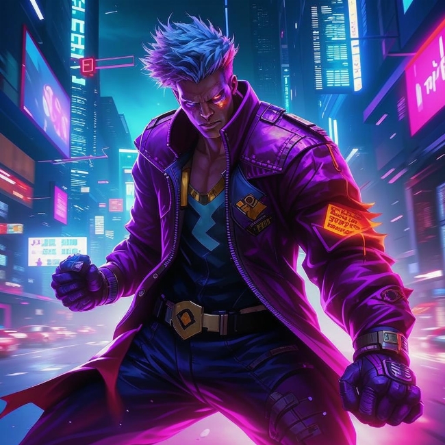 Киберпанк хакер