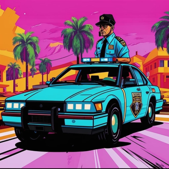 Полицейская машина