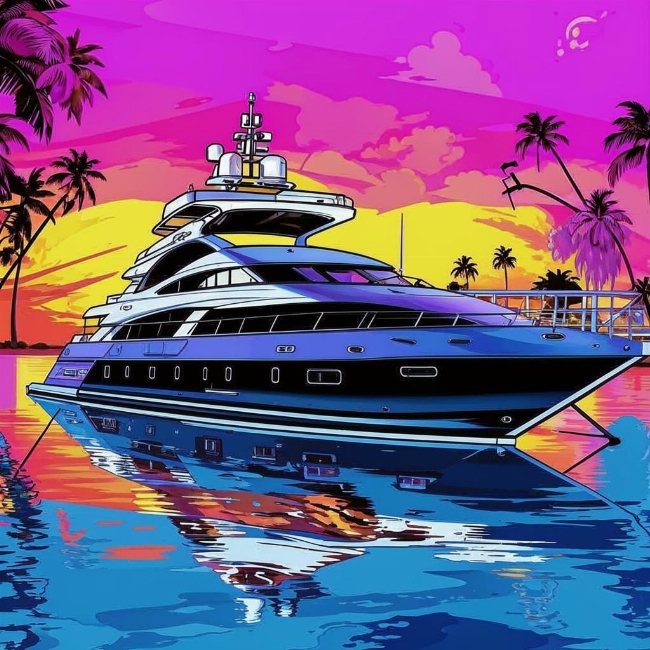 Роскошная яхта