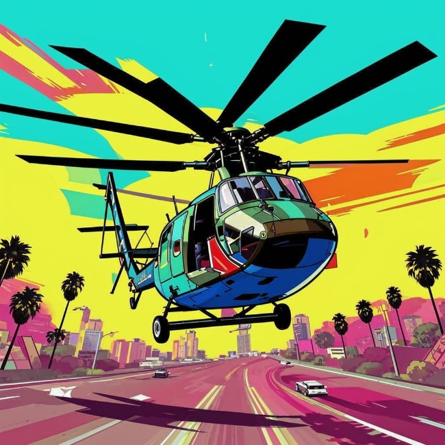 Преследование на вертолёте