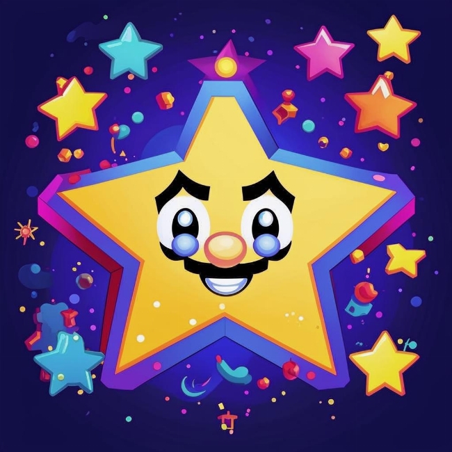 Пикселизированная звезда