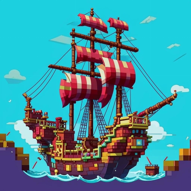 Пиратский корабль