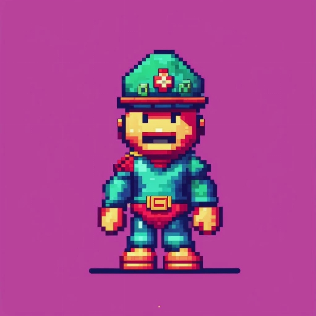 Персонаж классической платформенной игры