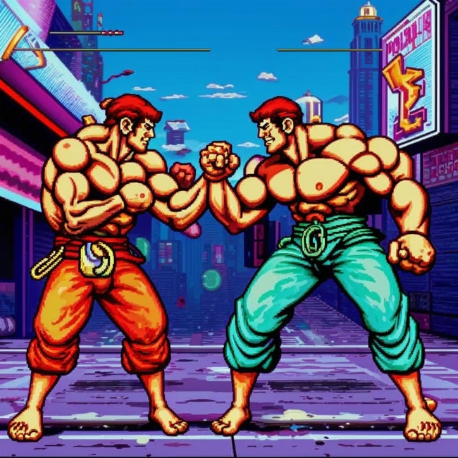 Уличный драчу