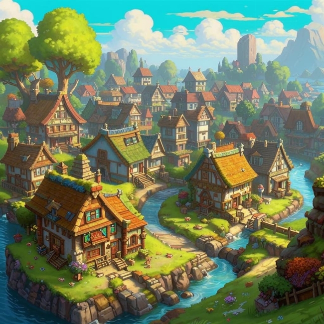 Спокойная деревня