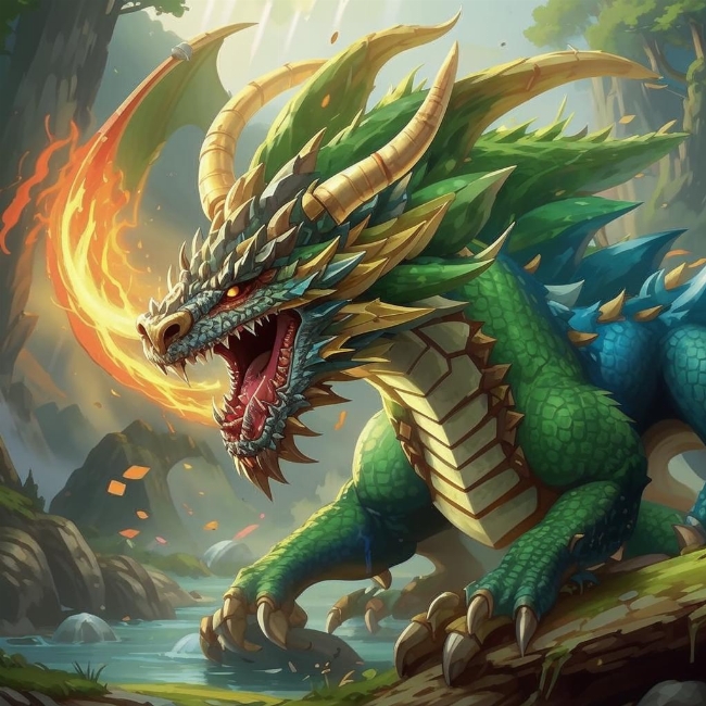 Свирепый дракон