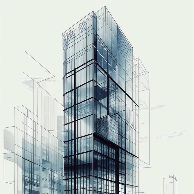 Стеклянный небоскрёб