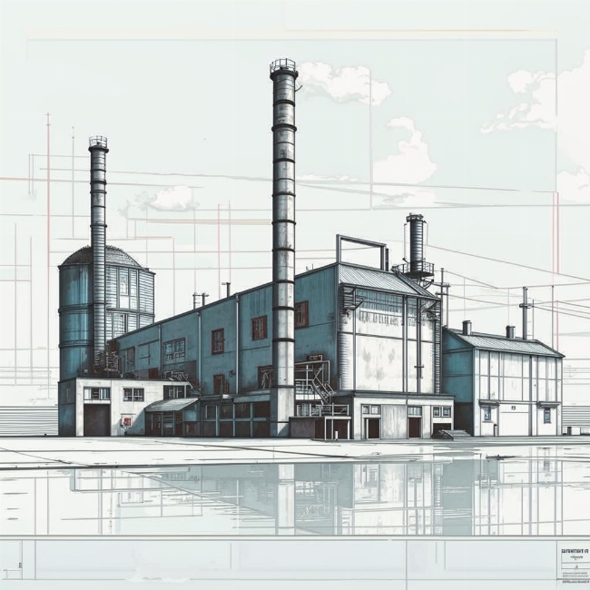 Промышленный завод