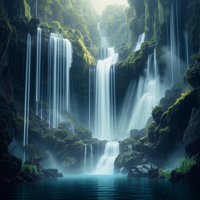 Таинственный водопад