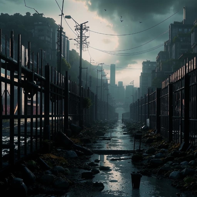 Огороженный город