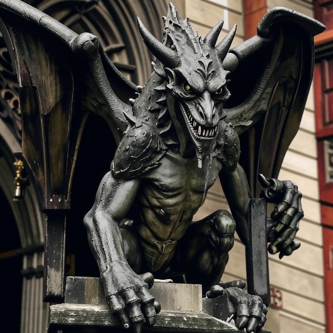 Статуя гаргульи